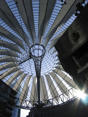 Atrium, Sony Centre, Potsdamer Platz, Berlin, Germany